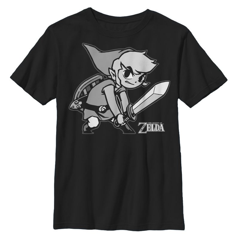 Boy's Nintendo Legend of Zelda Spirit Tracks Link T-Shirt, 1 of 5