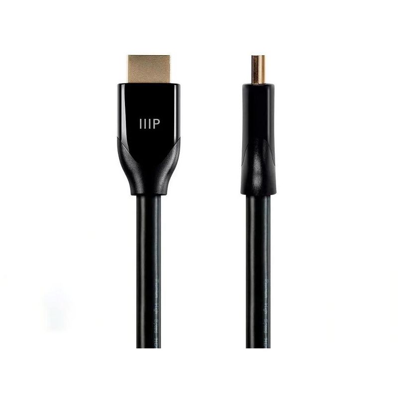 Monoprice HDMI Cable - 3 Feet - Black (3 Pack) Certified Premium, High Speed, 4K@60Hz, HDR, 18Gbps, 28AWG, YUV 4:4:4, Compatible with UHD TV / PS4 Pro, 1 of 5