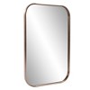 Howard Elliott 36"x24" Milo Stainless Steel Framed Rectangular Wall Mirror - 2 of 4