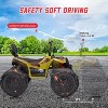 24V 2-Seater Kids ATV Quad, 4WD Ride On Car w/4×100W Motors, Dual 7Ah Batteries, Accelerator Handle, Lights & Music - 4 of 4