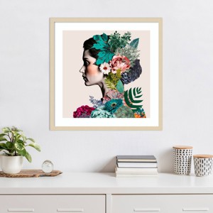 Amanti Art Floral Profile by Incado Framed Wall Art Print - 1 of 4