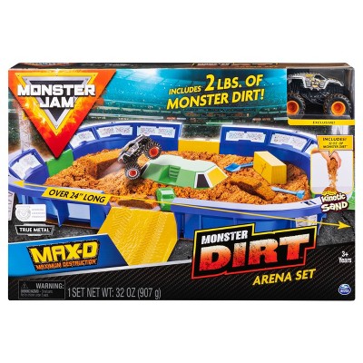 monster jam dirt arena playset