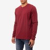 X RAY Men's V Neck & Henley Long Sleeve t shirts,new tshirt - 3 of 4