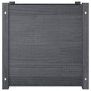vidaXL Garden Planter Gray 19.7"x19.7"x19.7" Solid Wood Pine - 3 of 4