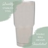 Elanze Designs Love You to Beehive Pooh Classic Yellow Bear 30 Ounce Stainless Steel Travel Tumbler - 3 of 4