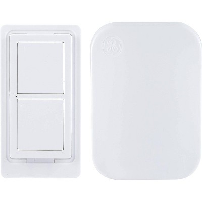 GE 18279 - Wireless Wall Switch Light Control with 1 Outlet Receiver