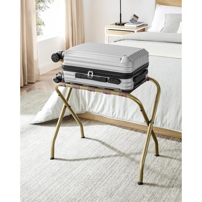 SONGMICS Luggage Racks Folding Suitcse Stand for Guest Room Living Room