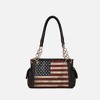 MKF Collection Alaina Vegan Leather Women’s Flag Shoulder Bag by Mia K - 2 of 4