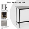 DSVIMOY Counter and Bar Stool Set with PU Soft Seats and Backrest for Home Bar or Kitchen, Gray, 50.4"*26.6"*5.5" - 4 of 4