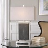 Uttermost Sakana Gray Textured Table Lamp – Elegant Designer Accent Lighting - 2 of 3