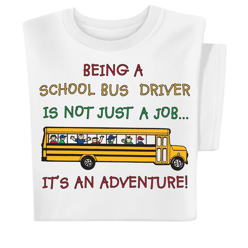 Collections Etc School Bus Driver T-shirt, 3 of 5
