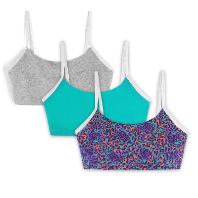 Rebel Girls x Mightly Girls Fair Trade Organic Cotton Bralettes 3-pack