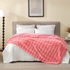 Cozy Bliss Fluffy Faux Fur Throw Blanket Soft Bed Blankets for Sofa Bed - 2 of 4