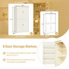Whisen Freestanding Kitchen Pantry Organizer, Cabinet with 2 Adjustable Shelves and 2-Drawers - 3 of 4