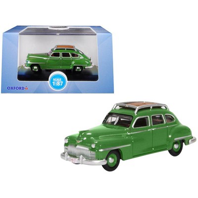 1946-1948 DeSoto Suburban with Roof Rack Noel Green 1/87 (HO) Scale Diecast Model Car by Oxford Diecast