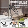 VEVOR Handrails for Outdoor Steps, 32" Length Wall Mount Safety Railings for 1-3 Steps, U-Shaped Handrail with Matte Black Finished, Stair Handrails - 3 of 4