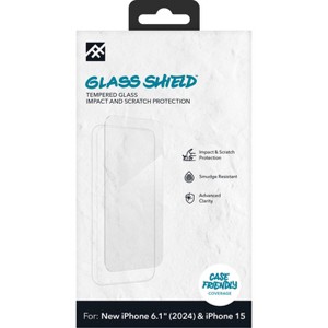 iFrogz Apple iPhone 16/iPhone 15 Glass Shield Screen Protector - 1 of 4