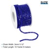 Unique Bargains DIY Clothing Decoration Crystal Rhinestone Sew on Close Claw Chain Trim - 2 of 4