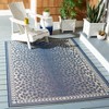 Courtyard Cheetah CY6100 UV & Stain Resistant Non-Shedding Power Loomed Indoor/Outdoor Rugs - Safavieh - 2 of 4
