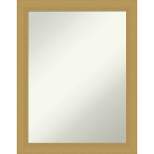 22" x 28" Non-Beveled Grace Brushed Gold Wall Mirror - Amanti Art