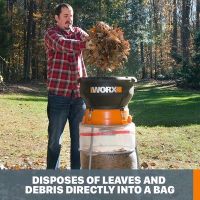 Worx 13 Amp Electric Leaf Mulcher with ABS Housing