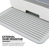 LunaLulinlk Blue Enclosed Litter Box, Large Cat Toilet with Drawer Tray and Scoop - 3 of 4