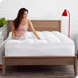 Pillow-Top Reversible Mattress Pad by Bare Home