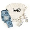 Simply Sage Market Women's One Loved Teacher Apple Short Sleeve Graphic Tee - 2 of 2