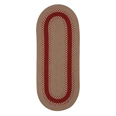 Colonial Mills Corsair Banded Runner - Mocha 30"x96"