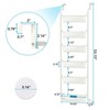 LunaLulinlk 6-Tier Over the Door Pantry Organizer, Heavy-Duty Metal with 6 Baskets, Hanging Storage and Organization for Kitchen, Spice Rack - 2 of 4