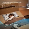 Siljoy 52 Inch Ceiling Fans with Lights and Remote Control for Bedroom, Modern Nickel Ceiling Fan with Quiet Reversible DC Motor, 3CCT, Dimmable - 2 of 4