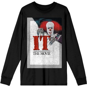 It (1990) Original Movie Poster Women's Black Long Sleeve Tee - 1 of 2