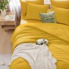 BAGOKIE 5/7 Pieces Bed in a Bag with Fitted Sheet, Flat Sheet, Pillow Sham, and Pillowcase - 3 of 4