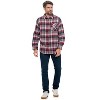 Ashford & Brooks Mens Flannel Button Down Plaid Long Sleeve Casual Shirt - 4 of 4