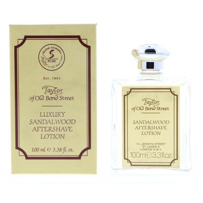 Taylor of Old Bond Street Aftershave Lotion, Luxury Sandalwood, 3.3 oz