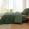 BAGOKIE 7 Pieces Plaid Bed in a Bag Comforter Set for All Season - 3 of 4
