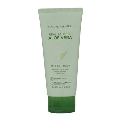 Nature Republic Real Squeeze Aloe Vera Peel Off Face Mask - 4.05 fl oz