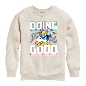 Boys' - Disney - Mickey & Friends Graphic Long Sleeve Fleece Sweatshirt - 1 of 4