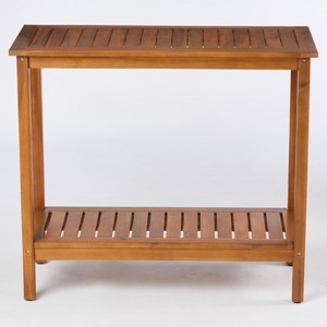 VYNXARIA 48-Inch Light Brown Console Table for Entryway and Living Room - 1 of 4