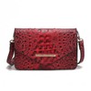 MKF Collection Vanta Women's Crossbody Croc-Embossed Saddle Handbag by Mia K - 2 of 4