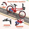 Prorider 14'' /16''/18" Kid's Bike with Removable Training Wheels & Basket for 3-5 Years Old Blue/White/Skyblue/Red - 4 of 4
