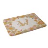 Deny Designs Iveta Abolina Retro Florals 70s Memory Foam Bath Mat Cream - 2 of 4