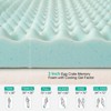 2 & 3 Inch Memory Foam Mattress Topper Medium & Firm - 2 of 4