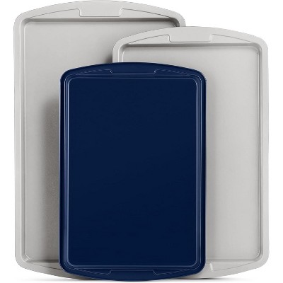 Bakken 3-Piece Non-Stick Carbon Steel Cookie Sheet Set