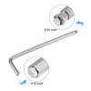 Unique Bargains Heat-treated Chrome Vanadium Alloy Steel Long Arm Hex Key Wrench - 4 of 4