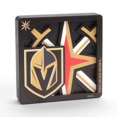 NHL Vegas Golden Knights 3D Logo Series Magnet