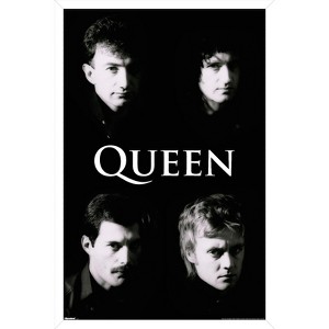 Trends International Queen - B&W Framed Wall Poster Prints - 1 of 4