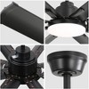 BestParts 84" Smart Ceiling Fan with App Control - Reversible DC Motor, 6-Speed Aluminum Blades - 4 of 4