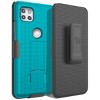 Nakedcellphone Case with Stand and Belt Clip Holster for Motorola Moto One 5G Ace - 3 of 4