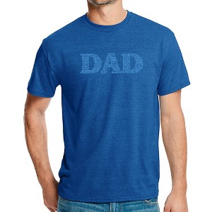 LA Pop Art Men's Premium Blend Word Art T-shirt - Dad - 1 of 4